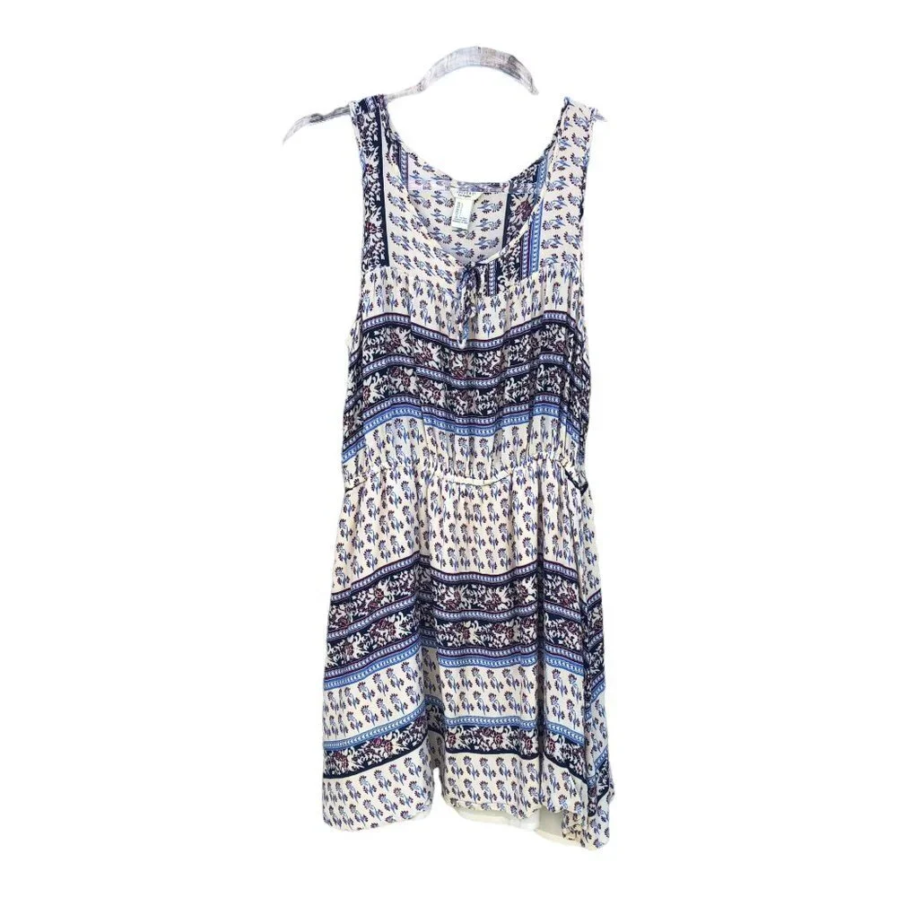 Forever 21 Floral Sleeveless Dress Large